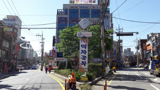 구로구(구청장 이성)가 고척스카이돔 일대 지역 먹자골목 상권 살리기에 나섰다. 구로구는 10일 &quot;지역의 랜드마크가 된 고척스카이돔 인근 상권에 활력을 불어넣고, 야구 관람객들에게 보고 즐길 수 있는 문화공간을 제공하기 위해 15일 고척동 먹자골목 800m 구간을 '차 없는 거리(보행전용거리)'로 시범 운영한다&quot;고 밝혔다. 구로구 제공